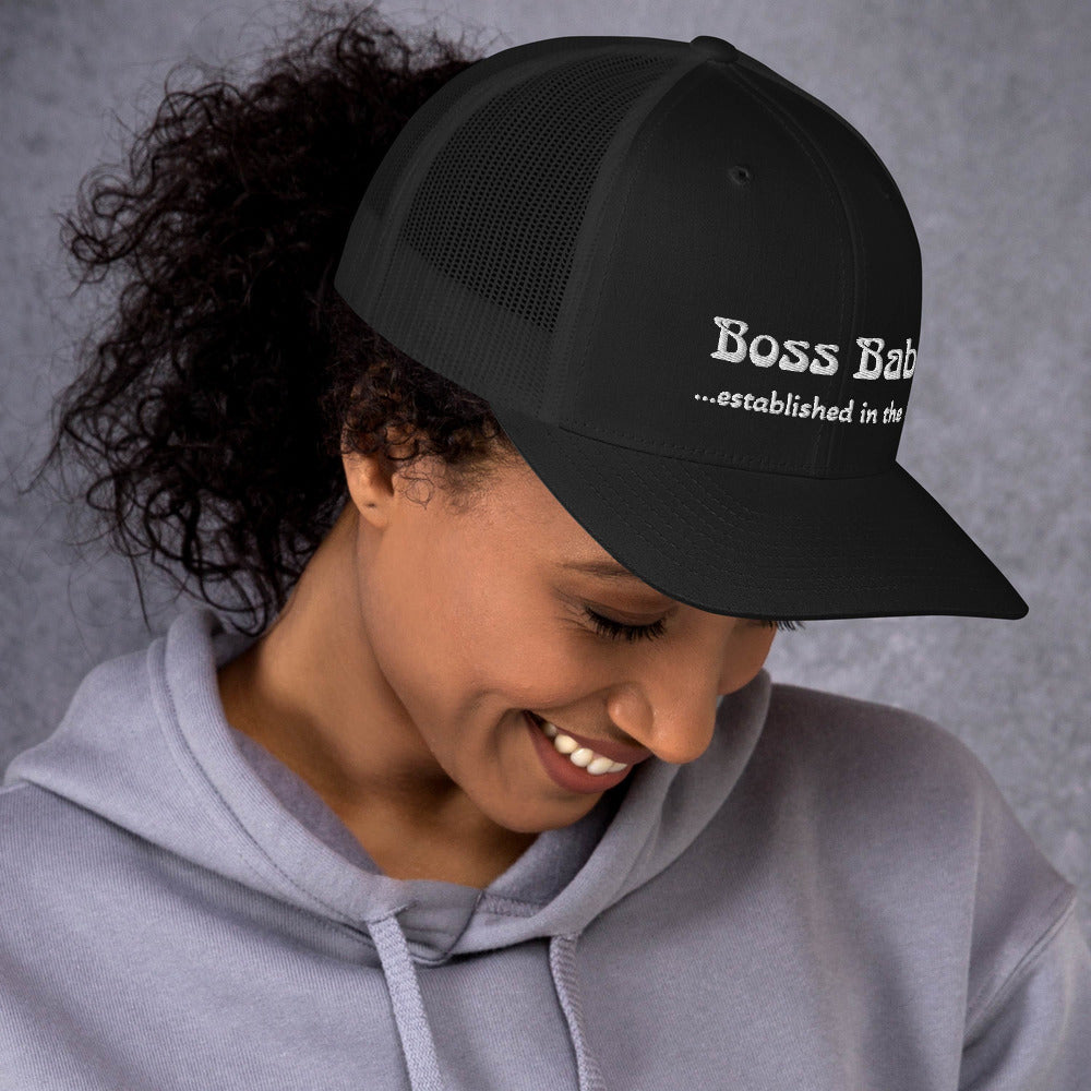 Boss Babe Mesh Trucker Hat