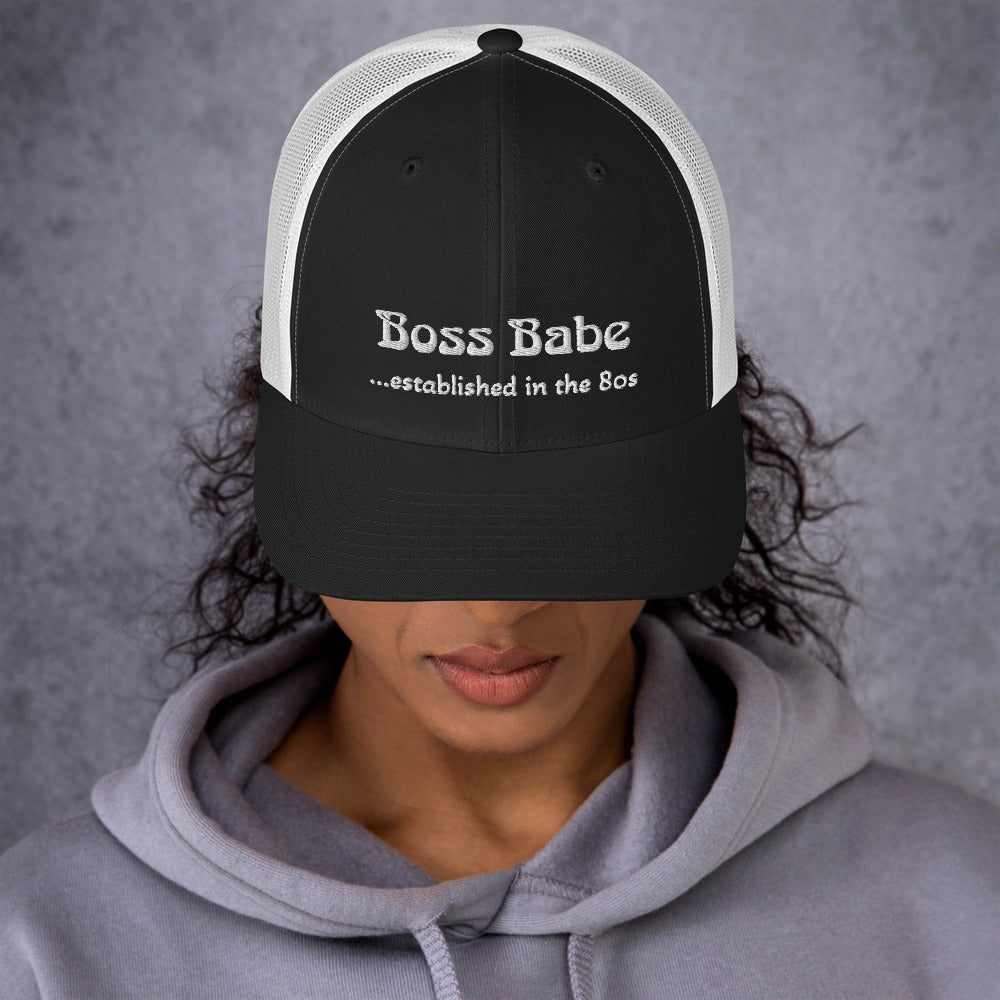 Boss Babe Mesh Trucker Hat