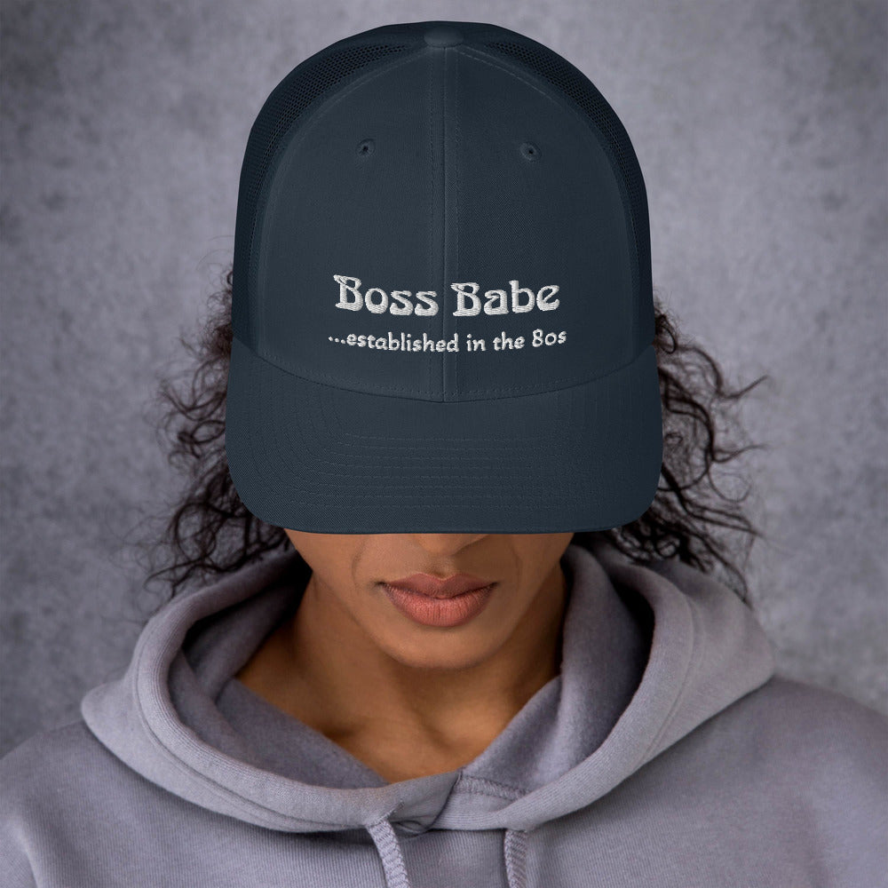 Boss Babe Mesh Trucker Hat