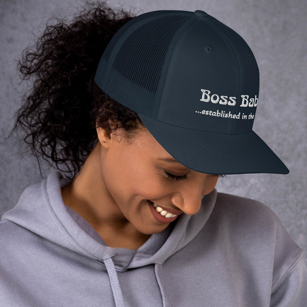 Boss Babe Mesh Trucker Hat