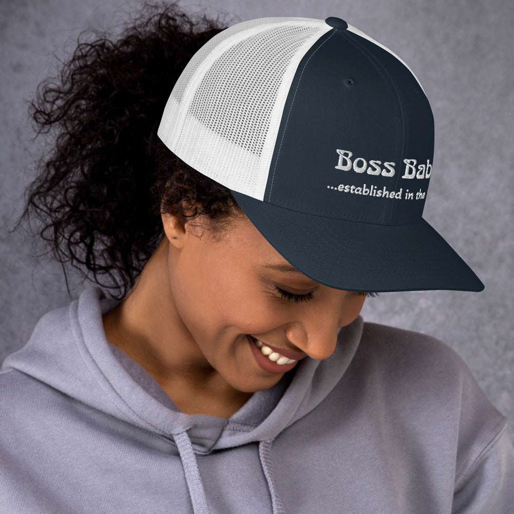 Boss Babe Mesh Trucker Hat