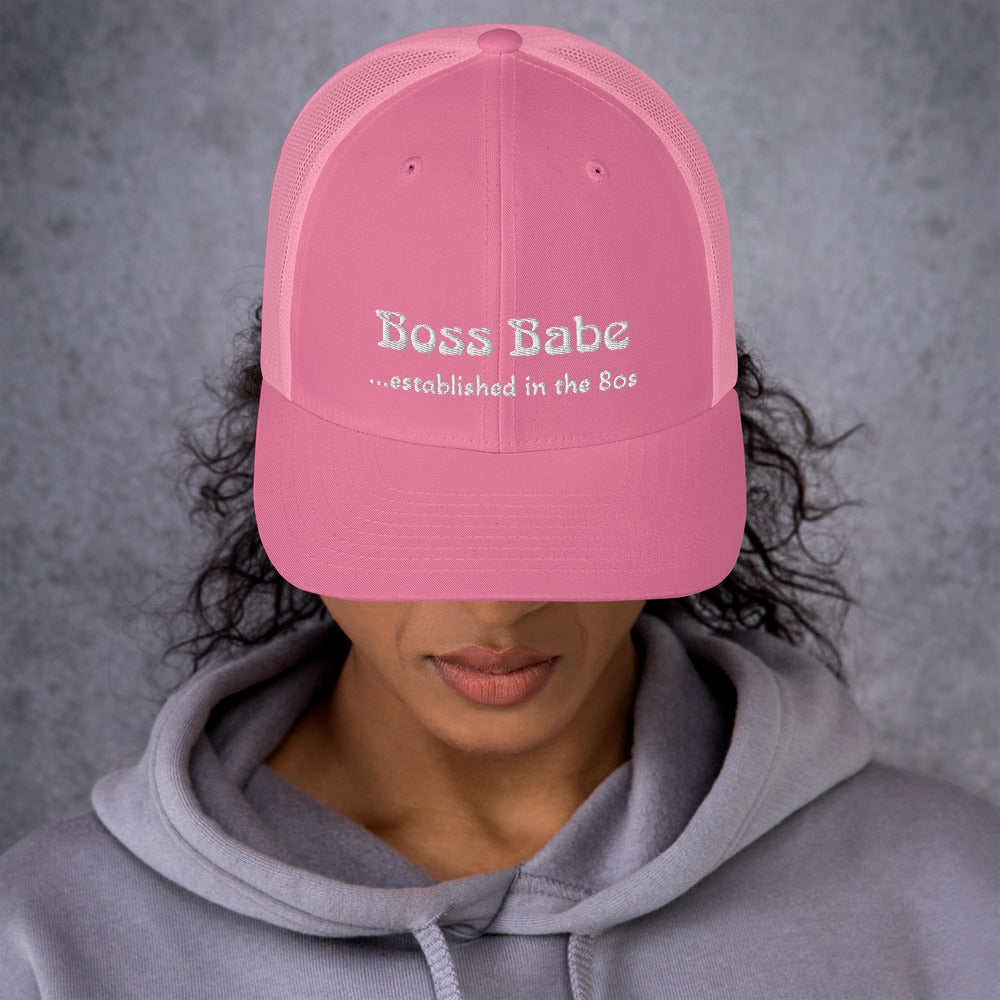 Boss Babe Mesh Trucker Hat