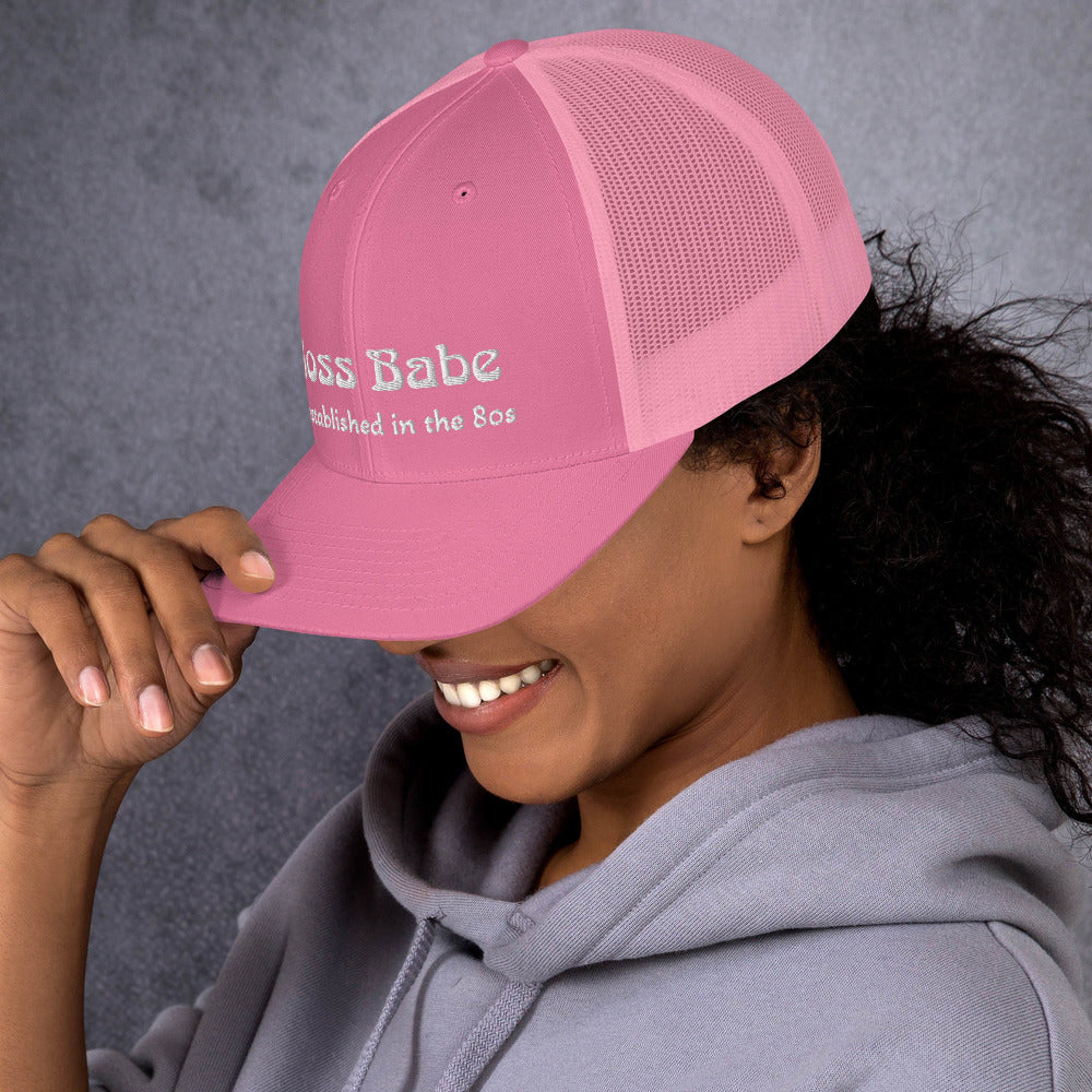 Boss Babe Mesh Trucker Hat