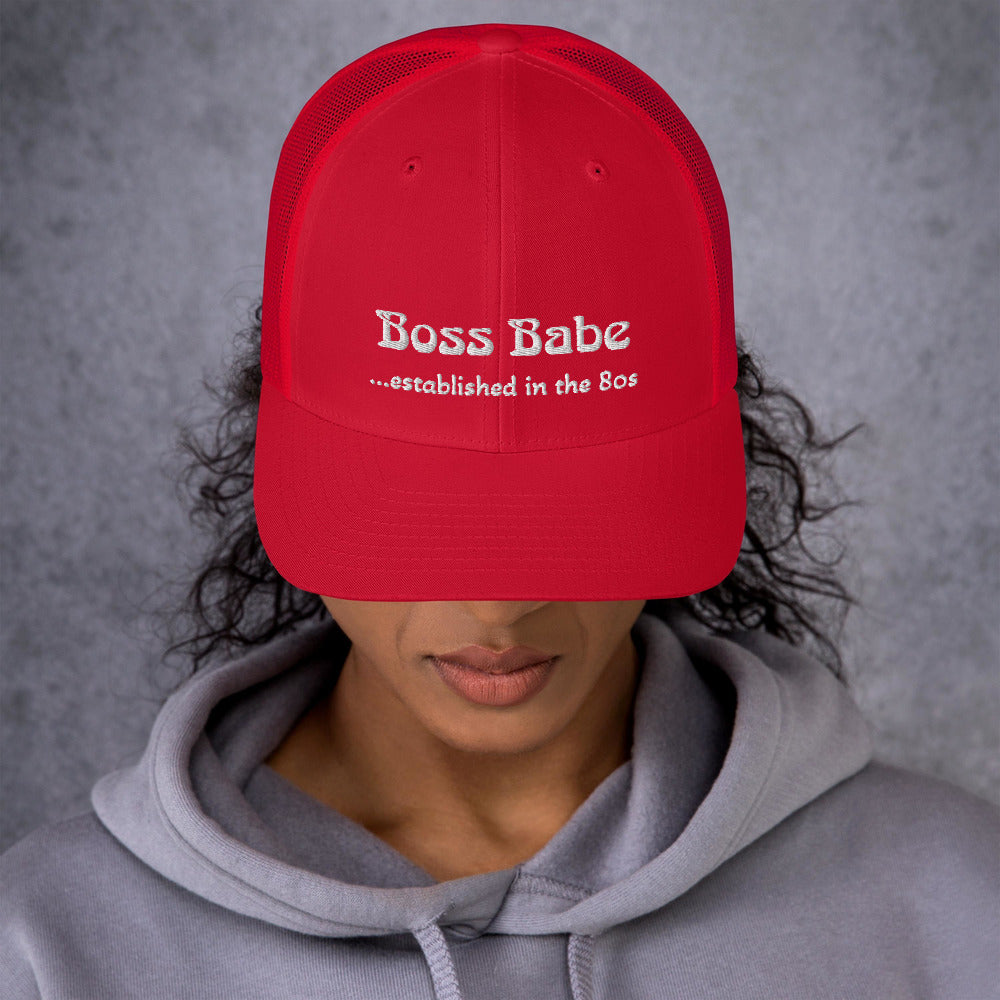 Boss Babe Mesh Trucker Hat