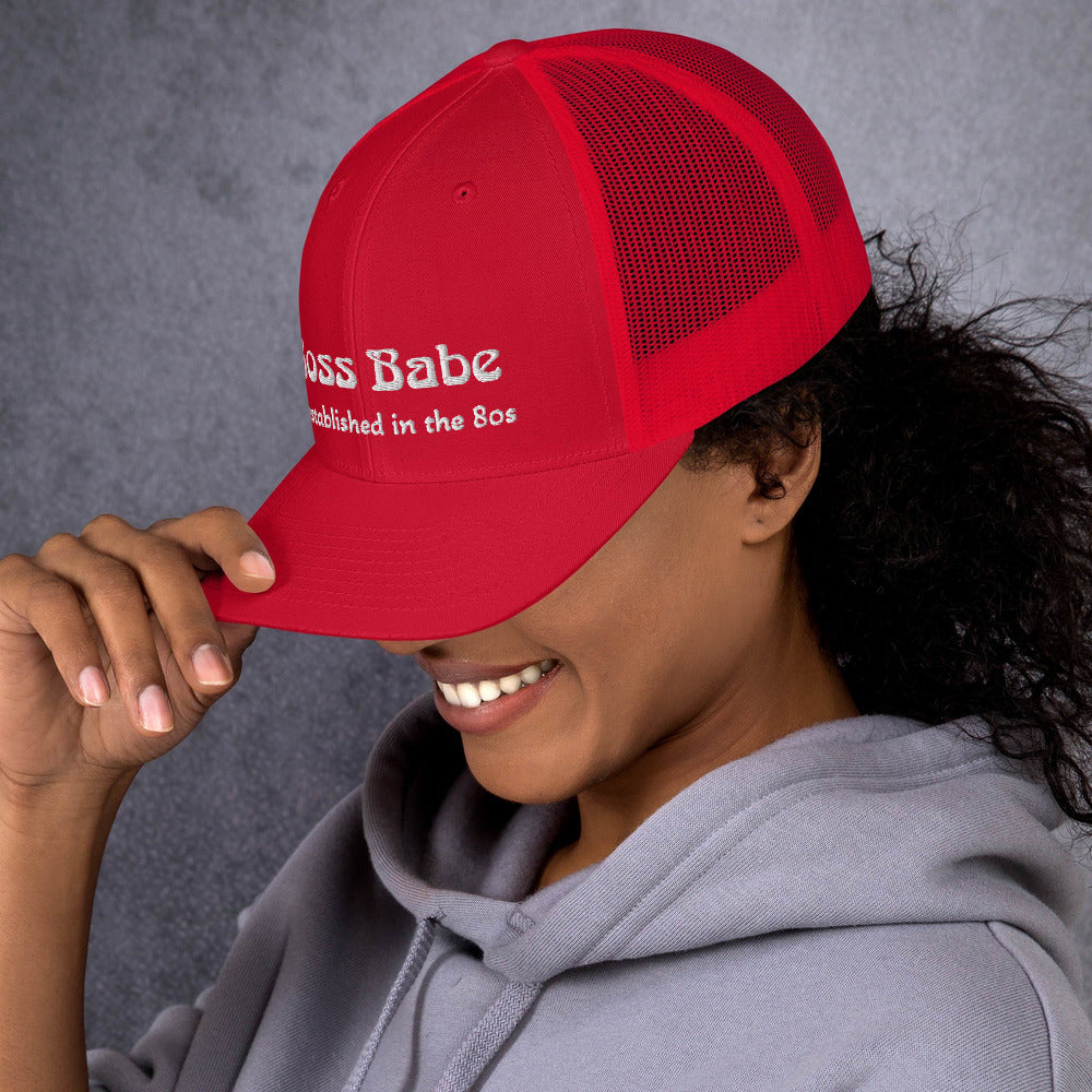 Boss Babe Mesh Trucker Hat