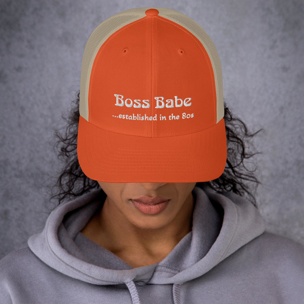 Boss Babe Mesh Trucker Hat