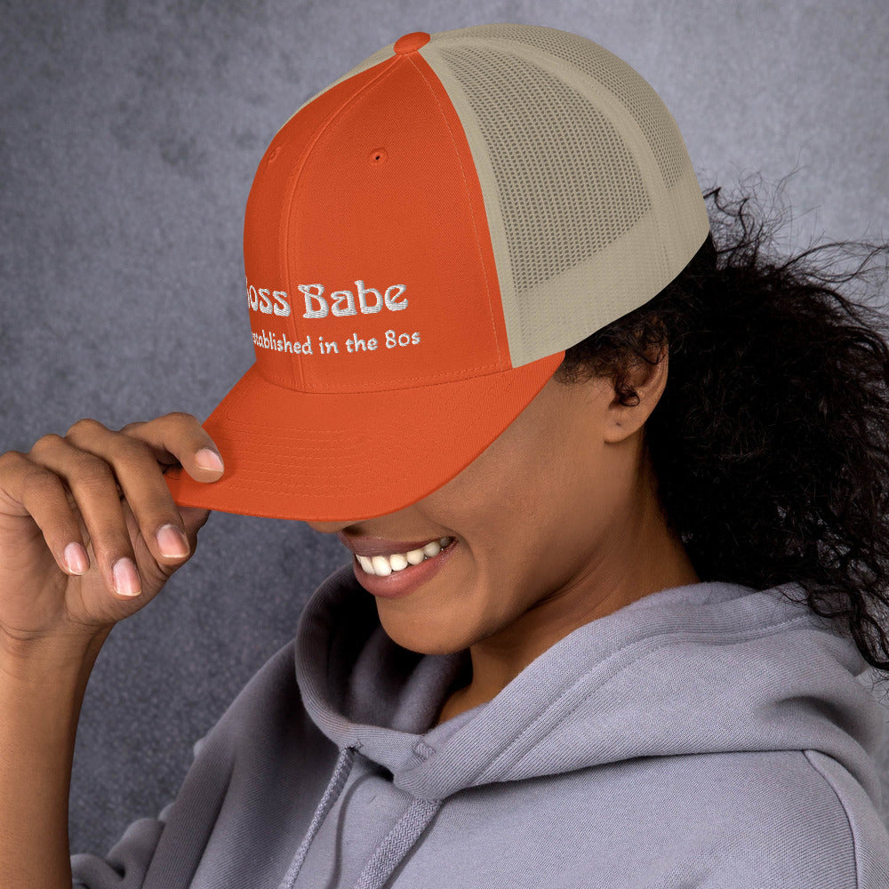 Boss Babe Mesh Trucker Hat